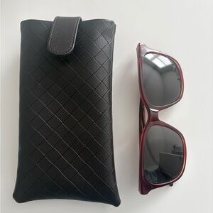 Bottega Veneta Square/Rectangle Sunglasses